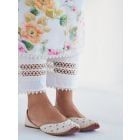 White Lace Cotton Pants