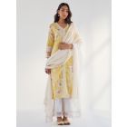 White Lace Kota Doria Dupatta