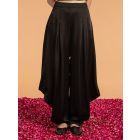 Black Modal Satin Pants