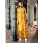 Yellow Cotton Pants