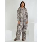 Black Printed Cotton Co-ords - Set of 2