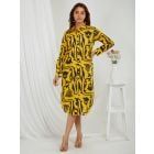 Yellow Printed Cotton Kurta