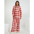Red Printed Cotton Co-ords - Set of 2