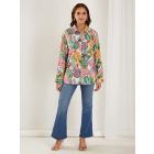 Multicolor Printed Cotton Shirt