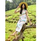 Multicolor Printed Cotton Pants