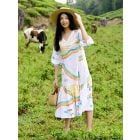 Multicolor Printed Cotton Dress