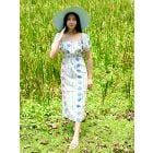 Multicolor Printed Cotton Dress