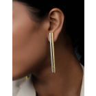 Dual Toned Handcrafted Brass Earrings