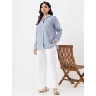 Blue Striped Cotton Shirt
