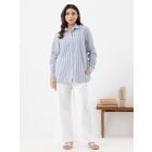 Blue Striped Cotton Shirt