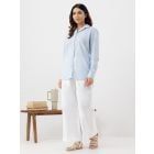 Blue Checkered Cotton Shirt