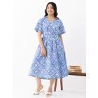 Blue Hand Block Printed Cotton Dress