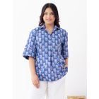 Blue Hand Block Printed Cotton Shirt