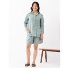 Green Hand Block Printed Cotton Co-ord Set- Set of 2