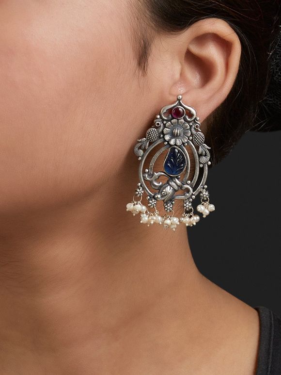 Silver Handcrafted Earrings