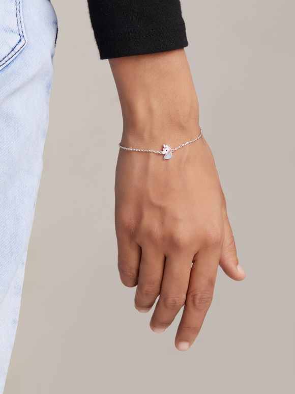 Silver Handcrafted Bracelet- For Kids