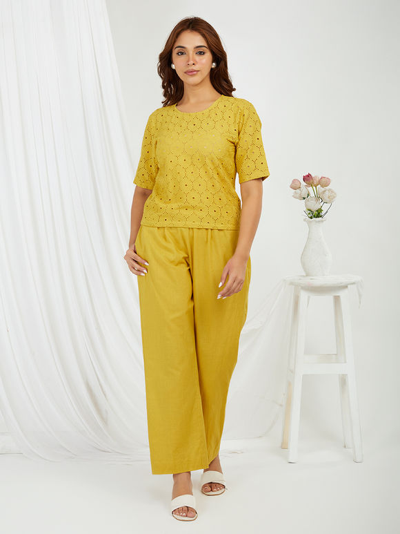 Cotton Cheesecloth Co-Ord Set- Morbida