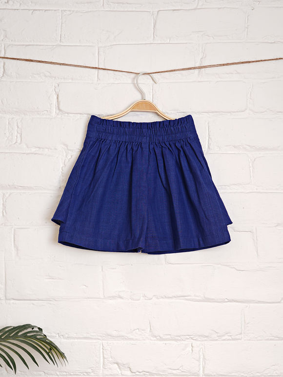 Blue Cotton Skirt
