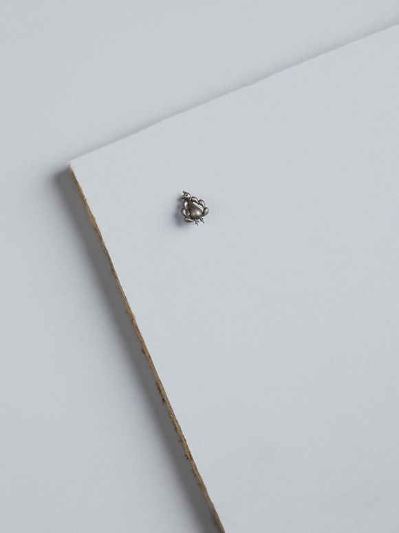 Silver Handcrafted Nose Pin